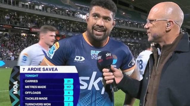 Ardie Savea dubbed ‘best player in the world’ by ex-All Black after ‘OUT OF THIS WORLD’ performance