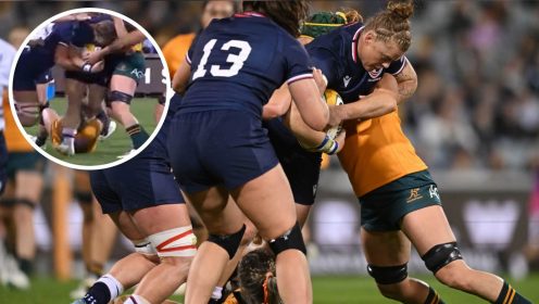 Ex-Wallaby slams ‘disgusting’ act after defenceless Australian star stamped on SEVERAL times in rare rugby ‘thuggery’