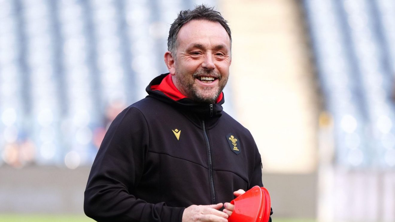 Matt Sherratt ahead of a Wales warm-up in the 2025 Six Nations