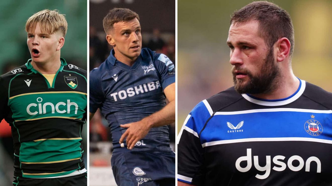 Split image of Henry Pollock, George Ford and Thomas du Toit.
