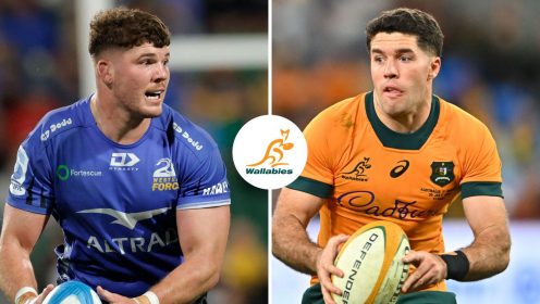 Wallabies duo latest to commit future to Rugby Australia ahead of British and Irish Lions series