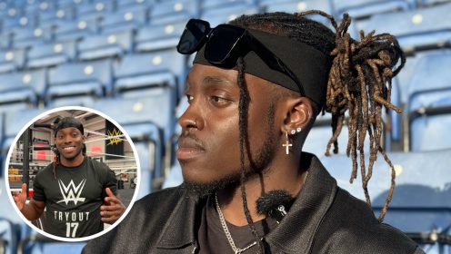 Rugby to the WWE – The former viral sensation who’s ready to swap the field for the ring and join Triple H and other legends in superstardom