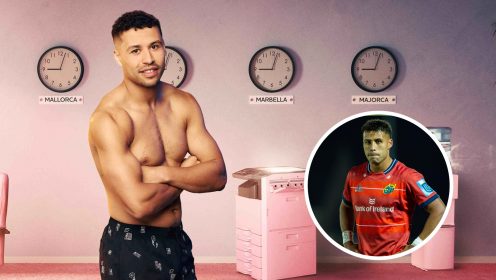 Former Munster player swaps the pitch for the villa as he heads to Love Island