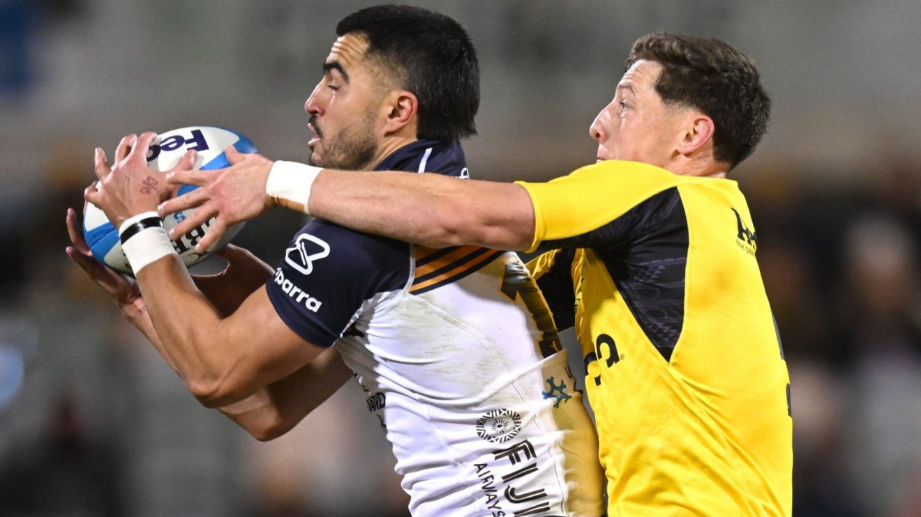 Tom Wright Brumbies v Hurricanes SRP 2025 - Alamy