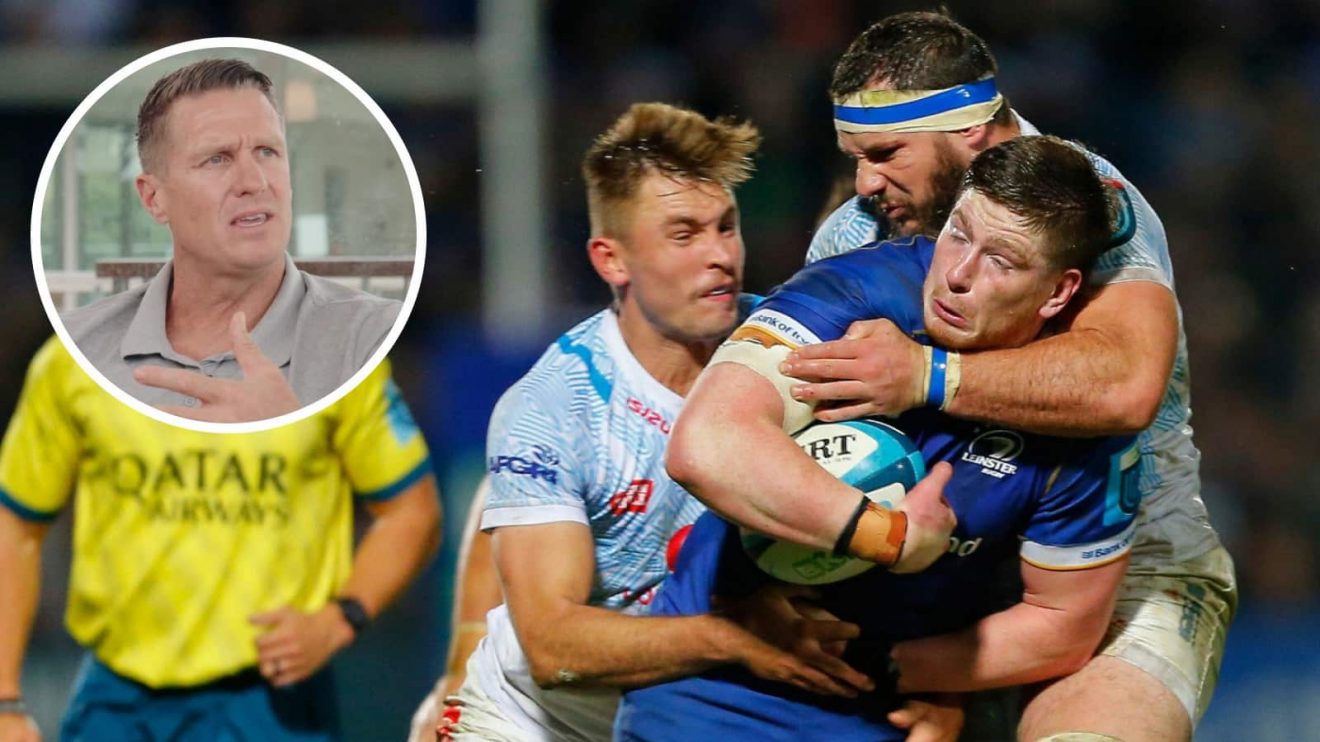 Bulls and Leinster going head-to-head in the United Rugby Championship, and Springboks legend Jean de Villiers (inset).