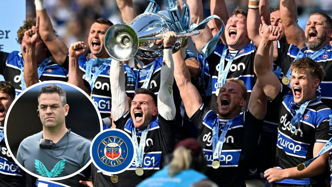 Johann van Graan and Bath players image