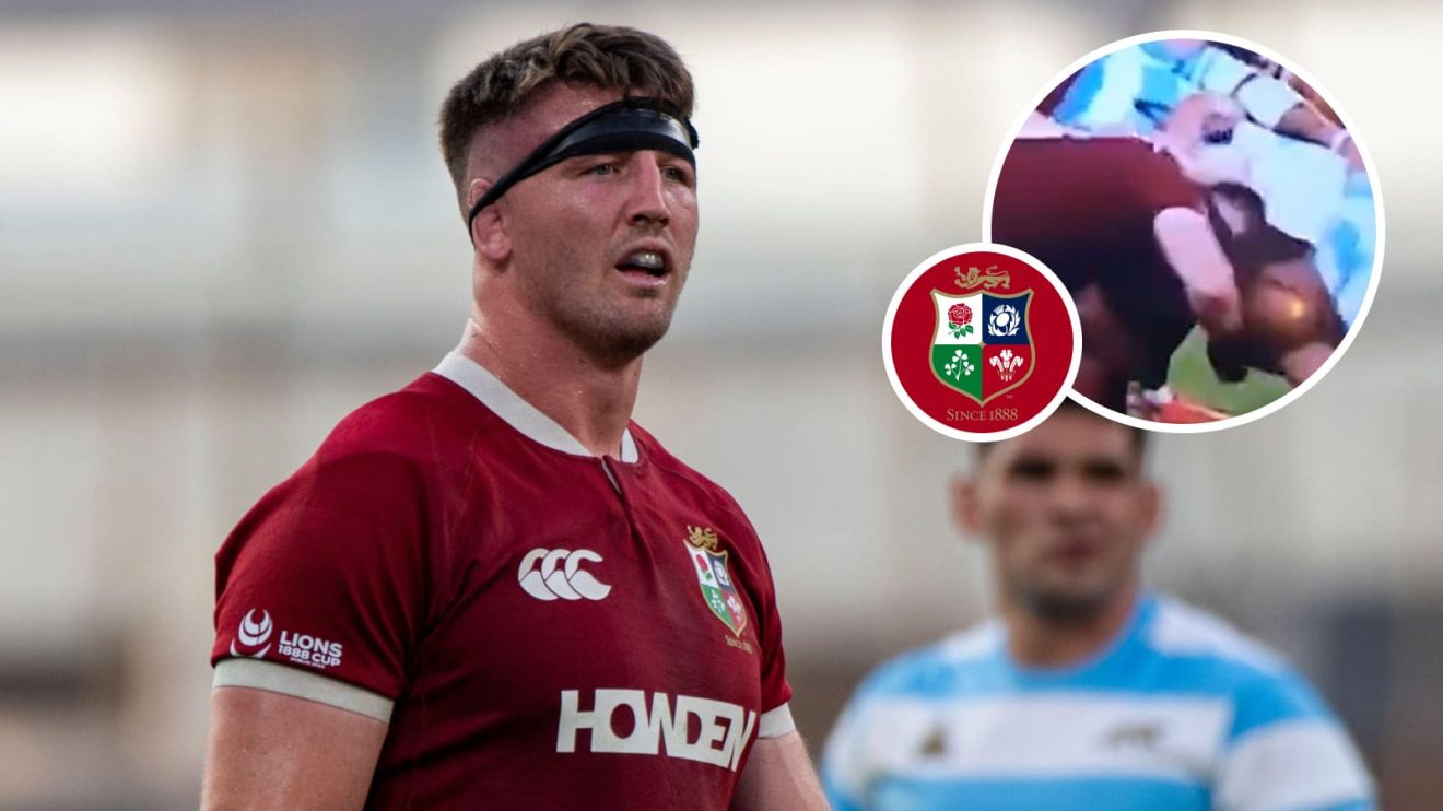 British and Irish Lions forward Tom Curry in action against Argentina.jpg
