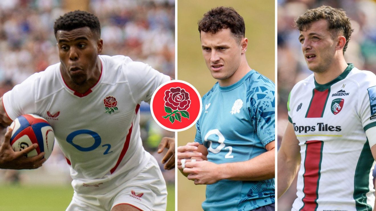 A three panel image of Immanuel Feyi-Waboso, Henry Arundell and Adam Radwan