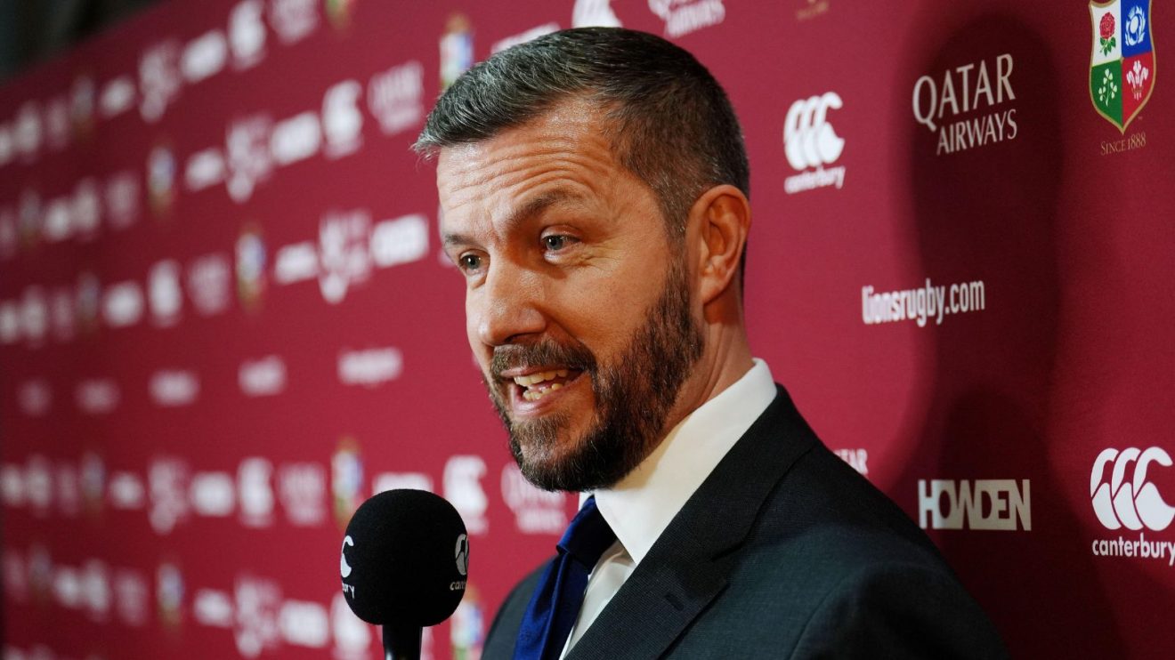 British and Irish Lions chief executive Ben Calveley in an interview at the Lions squad announcement in 2025