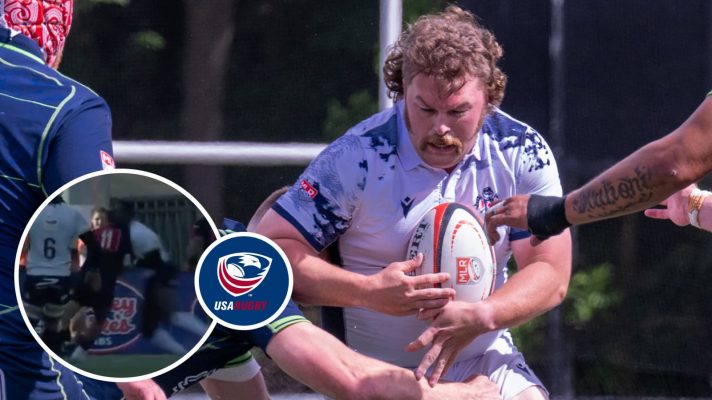 New England Free Jacks player Kyle Ciquera. (Image credit Brendan Buckley)