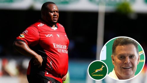 Rassie Erasmus reveals Daan Human’s role in Springboks newbie shedding 18 kilograms