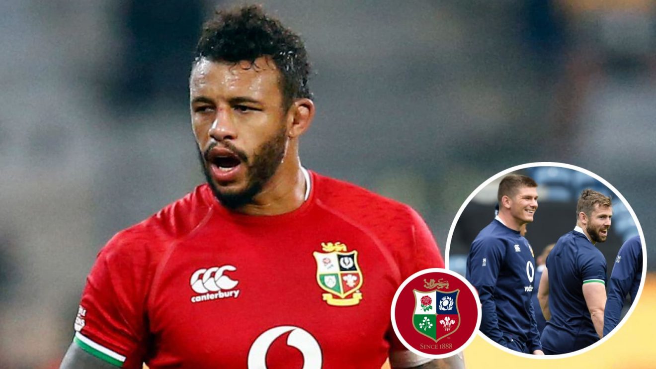 Courtney Lawes, Owen Farrell and Elliot Daly for British and Irish Lions.
