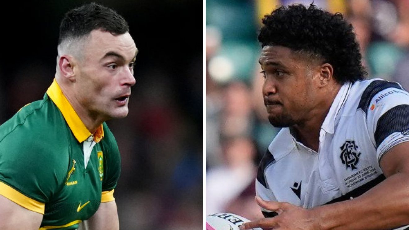 Jesse Kriel and Leicester Fainga’anuku photo