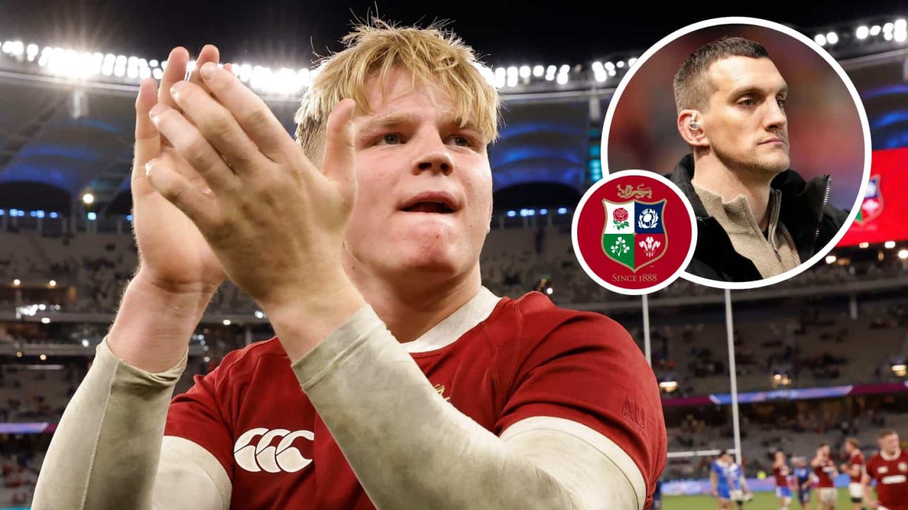 British and Irish Lions flanker Henry Pollock and former captain Sam Warburton