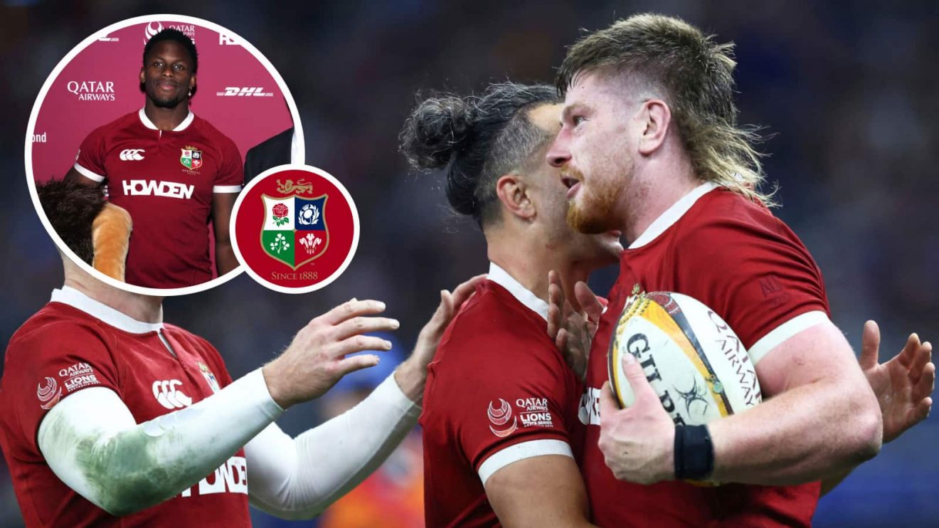 British and Irish Lions locks Joe McCarthy and Maro Itoje (inset).