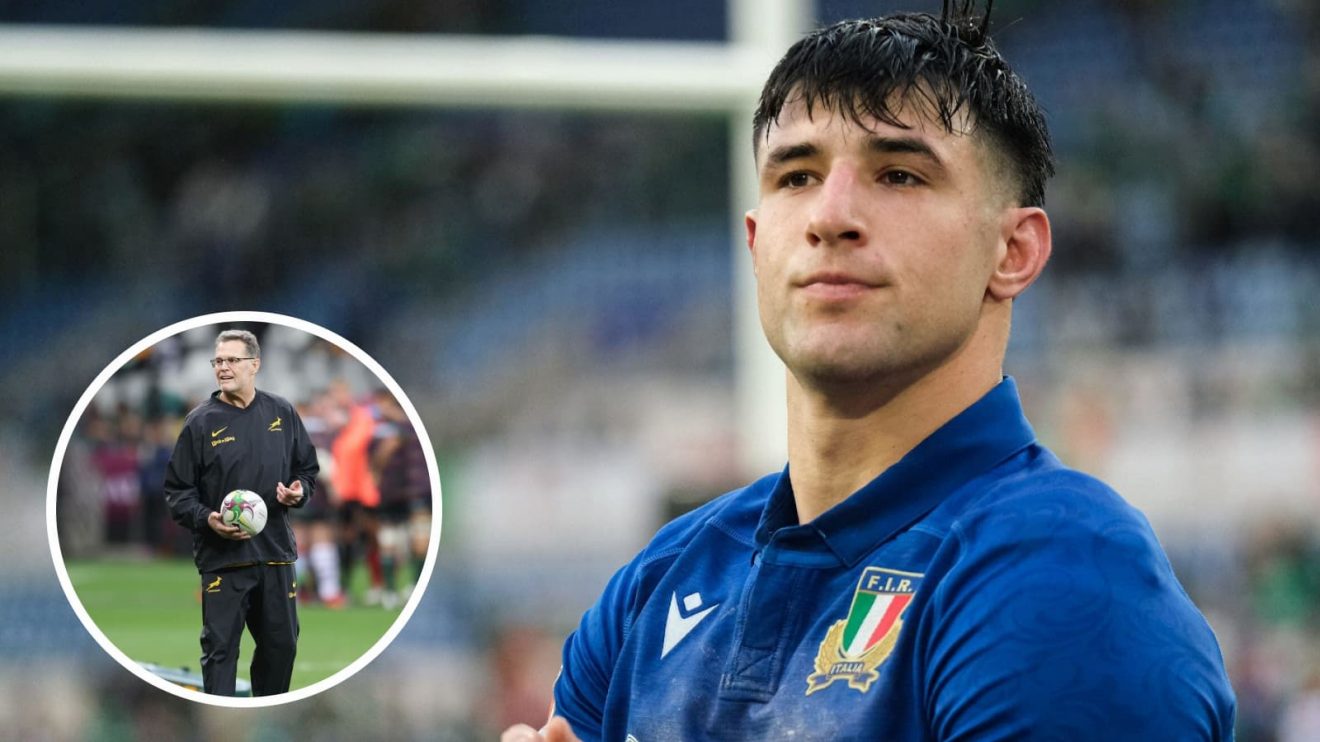 Italy face the Springboks this weekend after hammering Namibia last Friday.