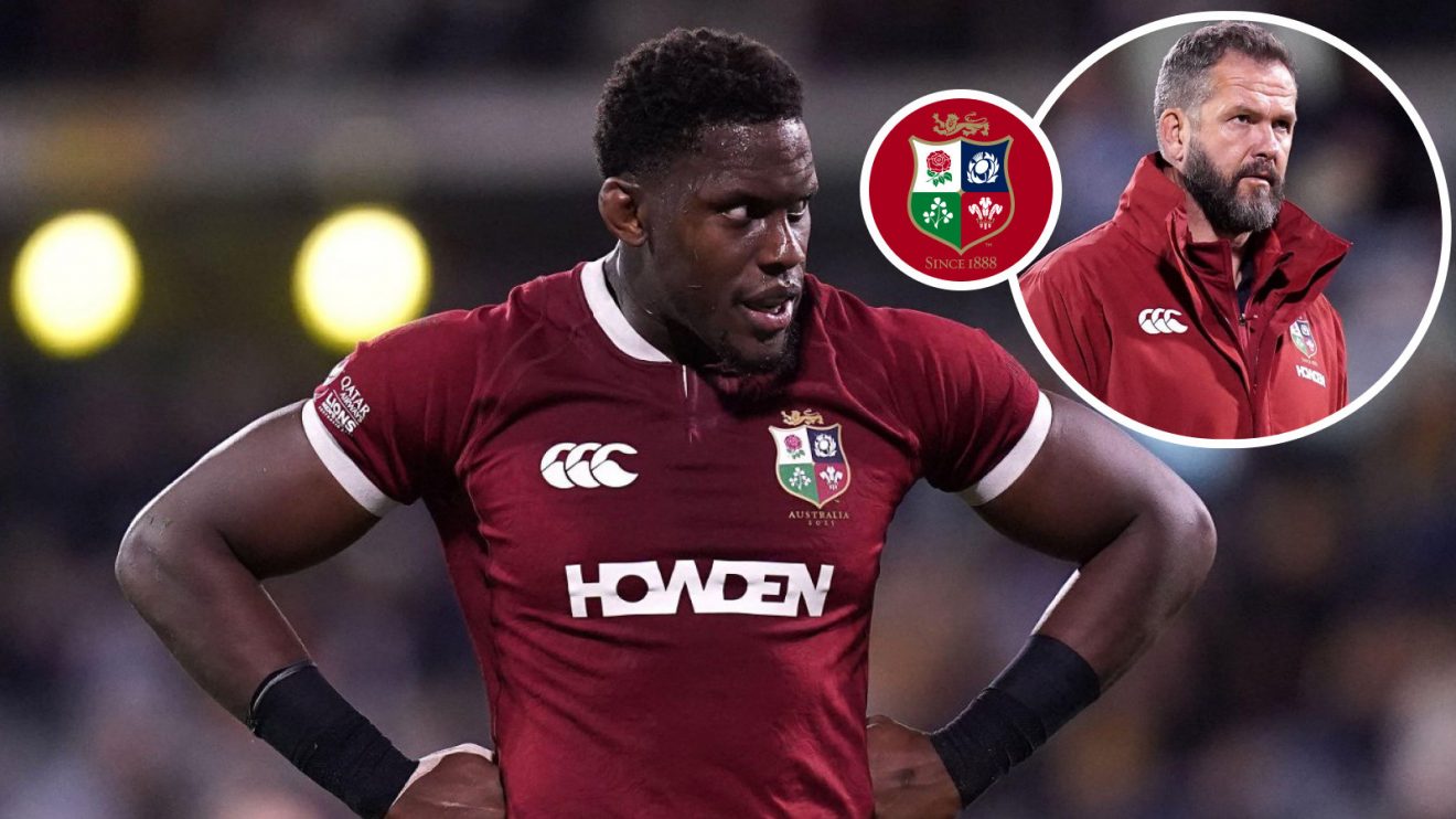 Maro Itoje and Andy Farrell image