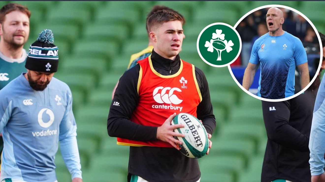 Jack Crowley and Paul O'Connell photo