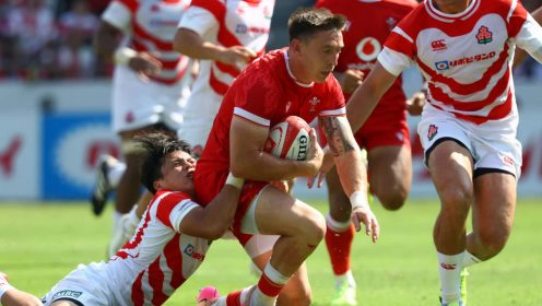Wales pain finally ends as they withstand another Japan fightback to claim first victory since Rugby World Cup