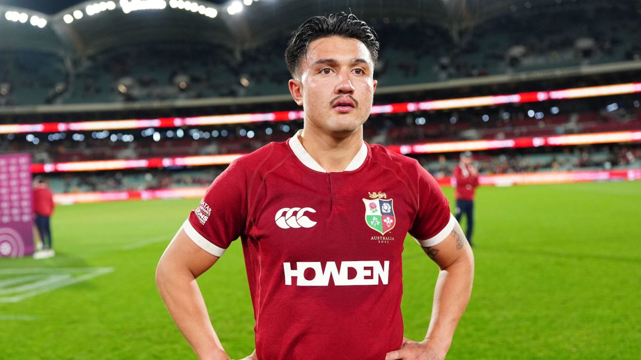 Marcus Smith after a British and Irish Lions game.