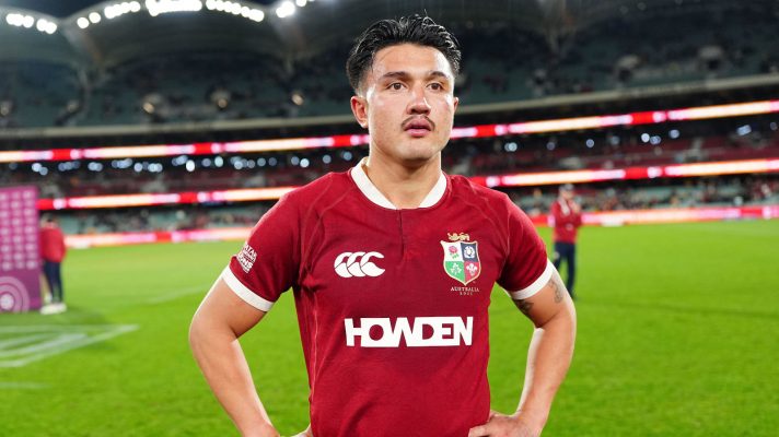 Marcus Smith after a British and Irish Lions game.