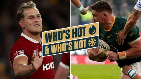 Who’s hot and who’s not: Lions click at last, Wales finally win and England celebrate while Springboks innovations and Jasper Wiese in spotlight