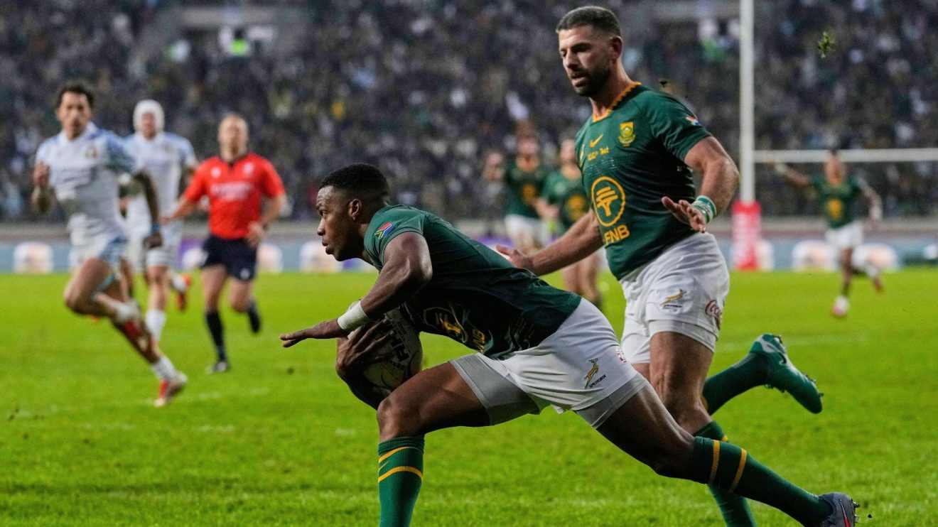 Grant Williams try SA v Italy 2025 - Alamy