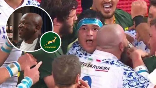 Ex-Springbok accuses Italy prop of ‘milking’ Jasper Wiese headbutt and hits out at ‘against the spirit of the game’ claims