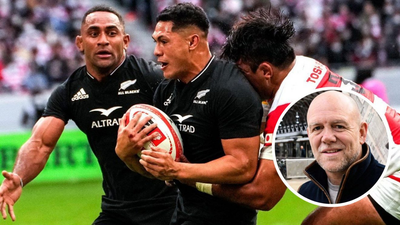 Roger Tuivasa-Sheck and Mike Tindall photo