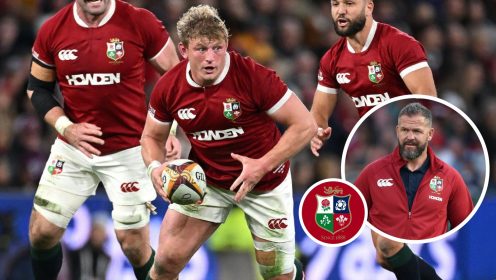 Andy Farrell reveals reasoning behind decision to name first British & Irish Lions Test XV without a Welshman since 1896