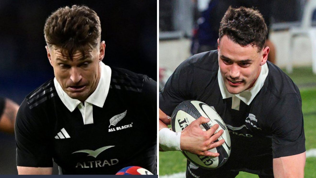 Beauden Barrett and Will Jordan image