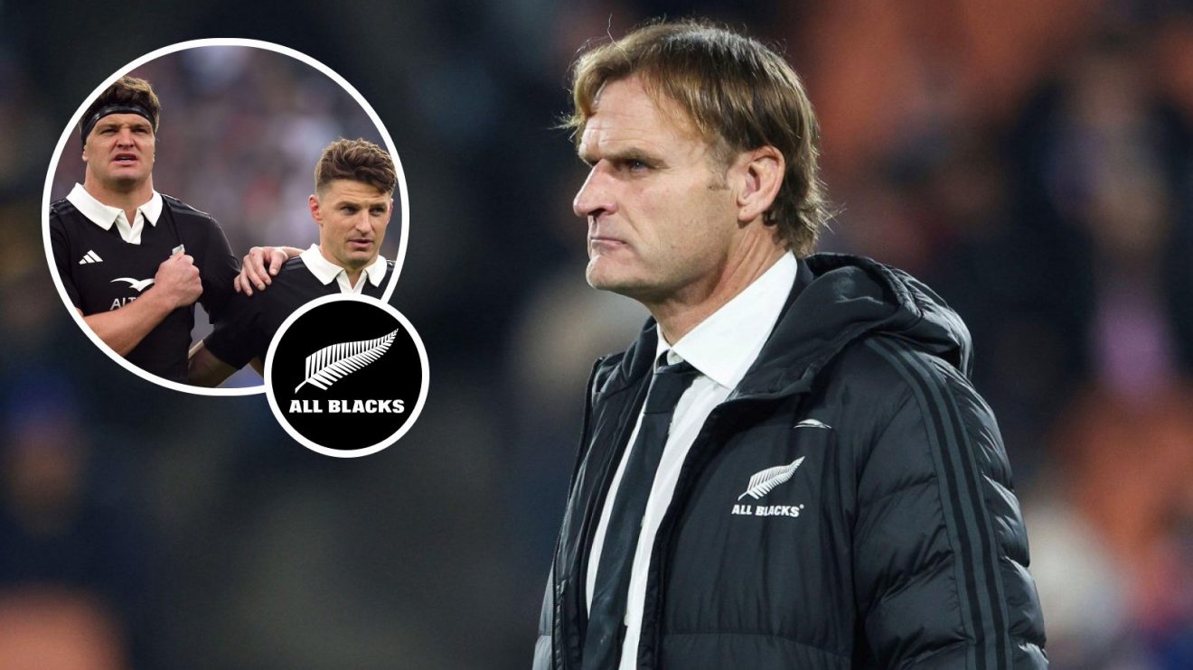 Scott Barrett Beauden Barrett and Scott Robertson photo