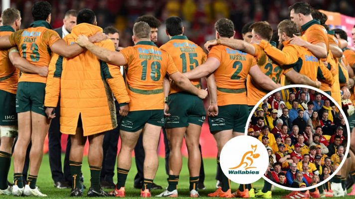 The Wallabies came off second best to the Lions in the first Test.