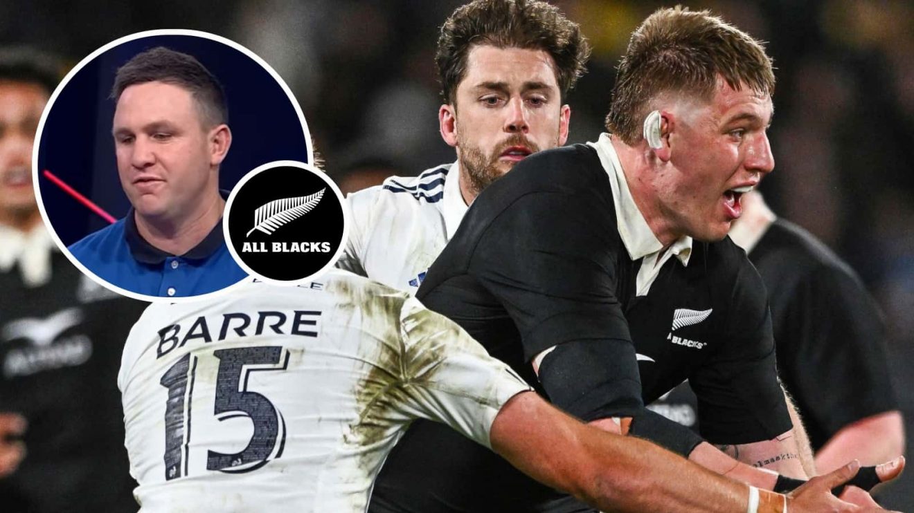 All Blacks lock Fabian Holland and former hooker James Parsons (inset).