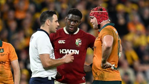 British & Irish Lions star’s ‘get-out-of-jail card’ baffles ex-ref boss who slams ‘mystifying’ call