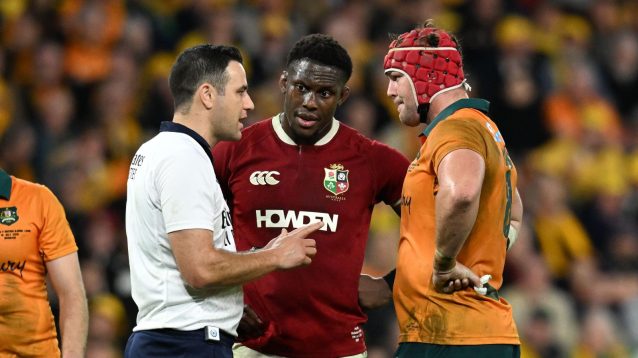 British & Irish Lions star’s ‘get-out-of-jail card’ baffles ex-ref boss who slams ‘mystifying’ call