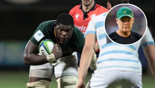 Exclusive: Junior Boks star with Siya Kolisi-esque background makes bombshell move after Rassie Erasmus call-up