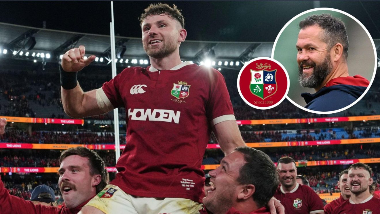 Hugo Keenan and Andy Farrell image