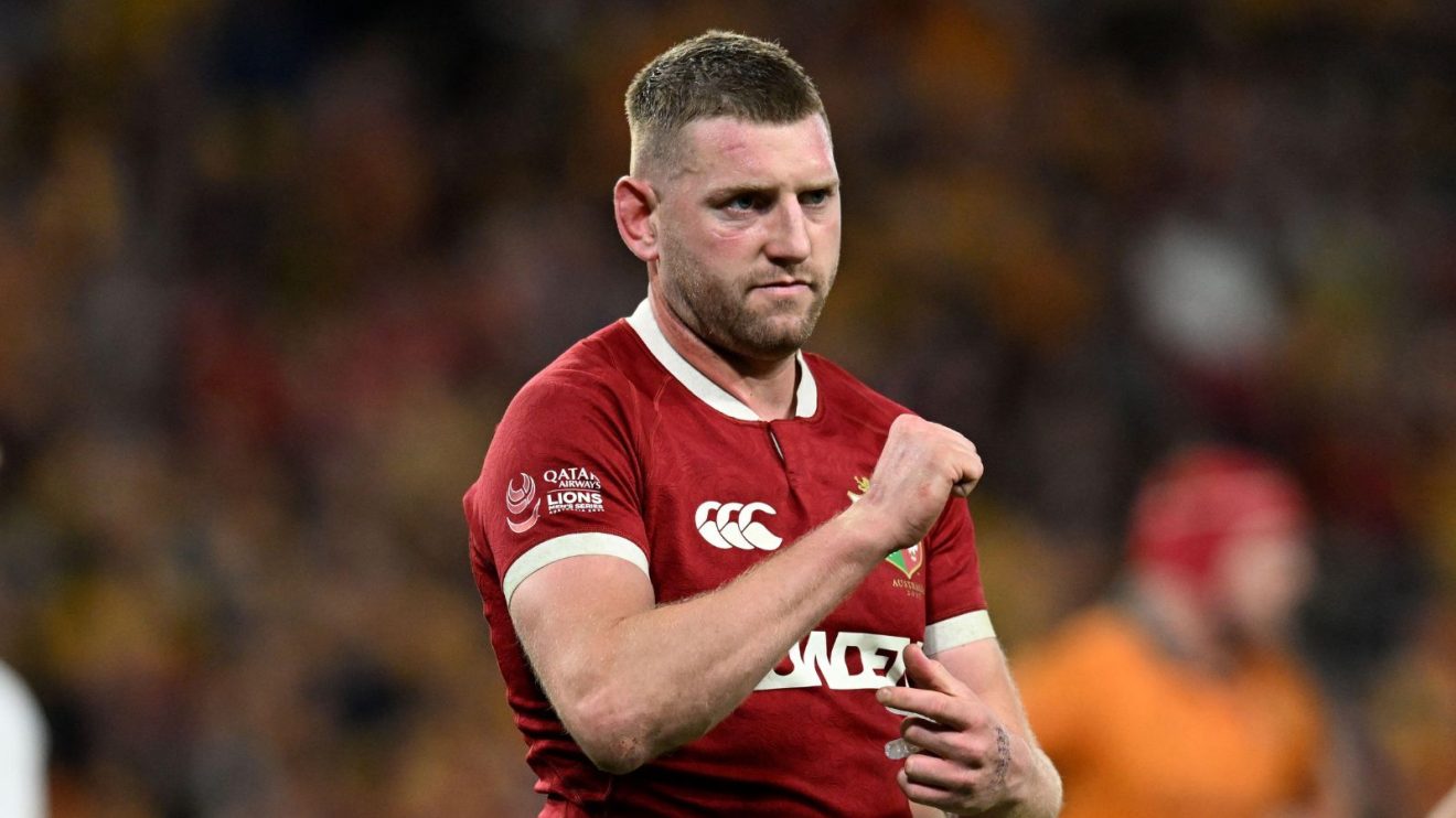 Finn Russell in action for the British and Irish Lions