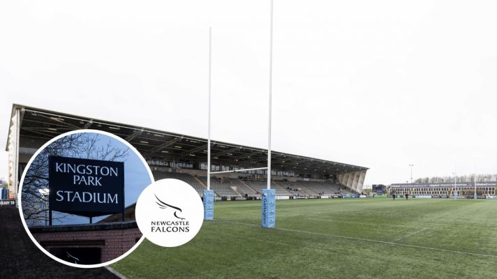 Kingston Park, home of Newcastle Falcons, who are set to be renamed Newcastle Red Bulls.