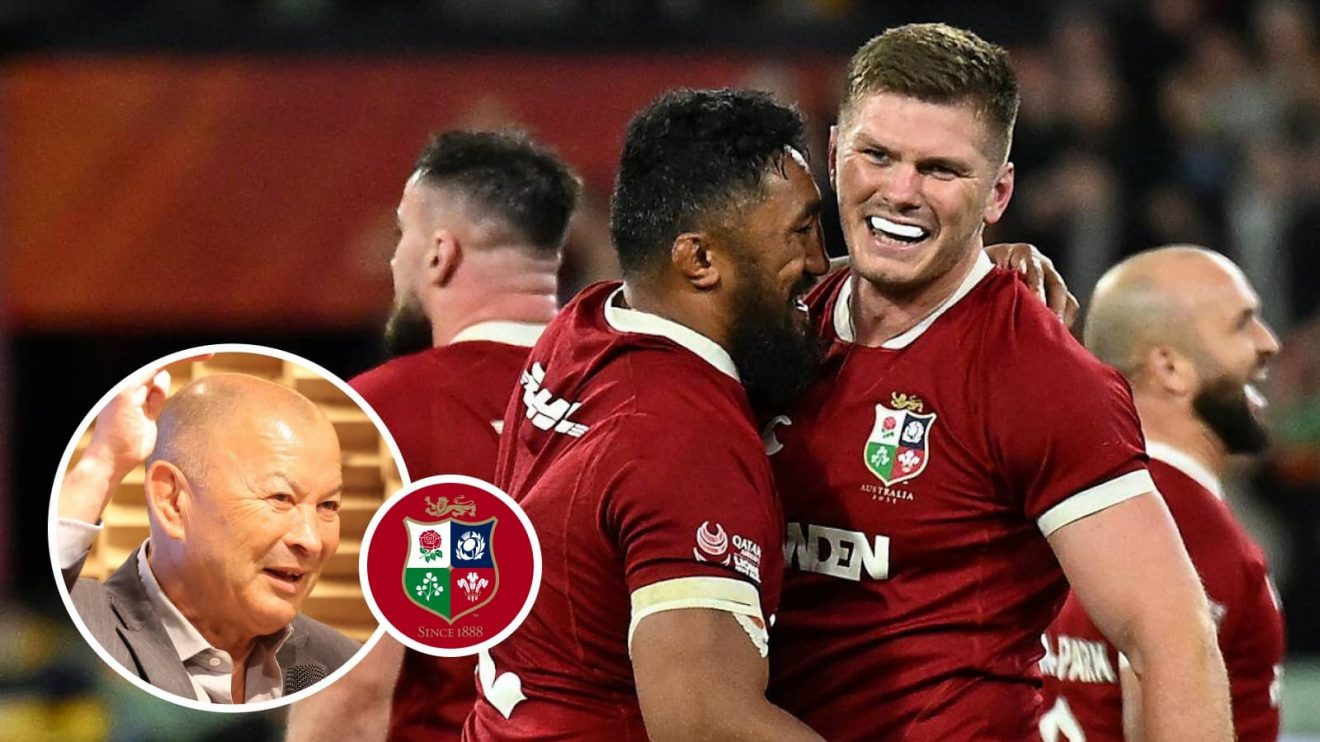 Eddie Jones hails Owen Farrell's impact for the British and Irish Lions in the second Test against the Wallabies.