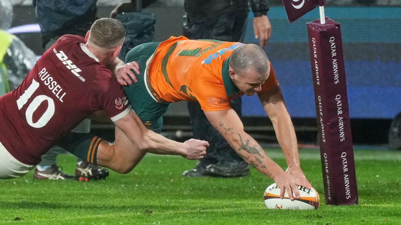 Dylan Pietsch Australia v B&I Lions 2025 - Alamy