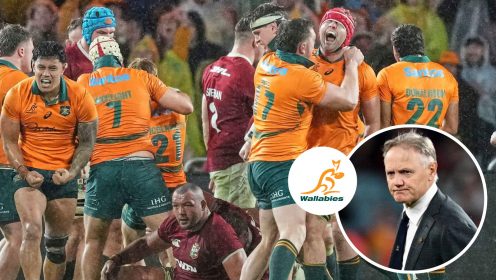 Joe Schmidt delighted as Wallabies bounce back from ‘rocky old week’ to get the better of British & Irish Lions