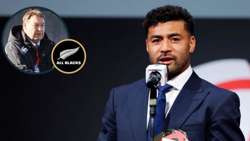 Sir Steve Hansen weighs into Richie Mo’unga debate as All Blacks legend reveals the ‘myth’ about fly-half’s return