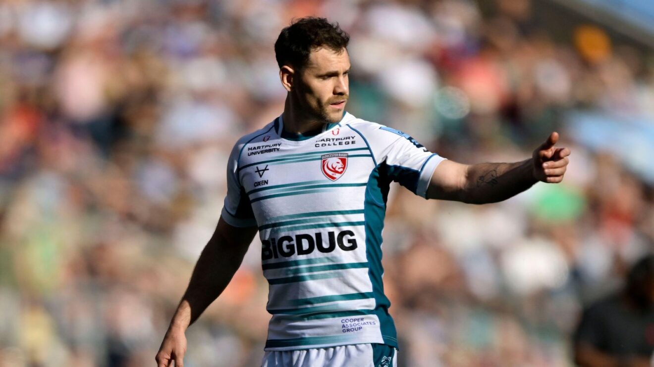 Tomos Williams in action for Gloucester