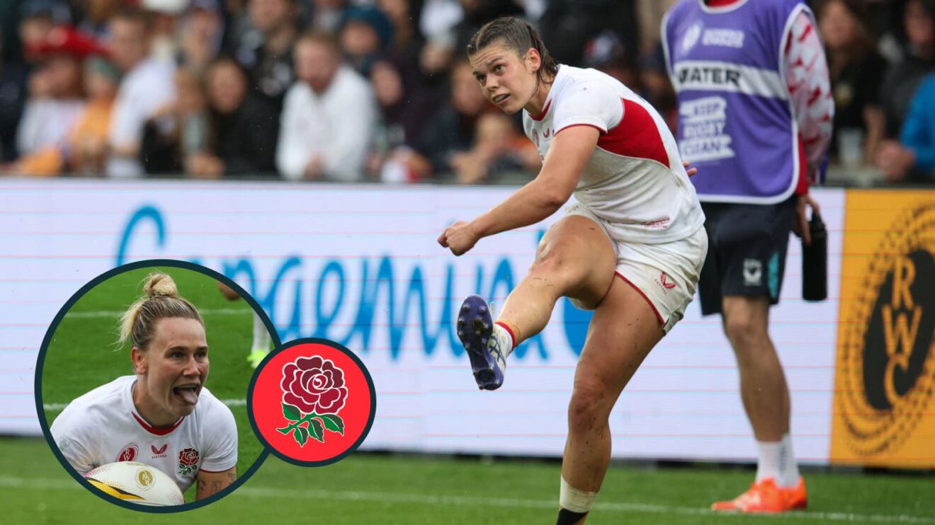 Helena Rowland grabbed a record breaking 27-point haul for the Red Roses.