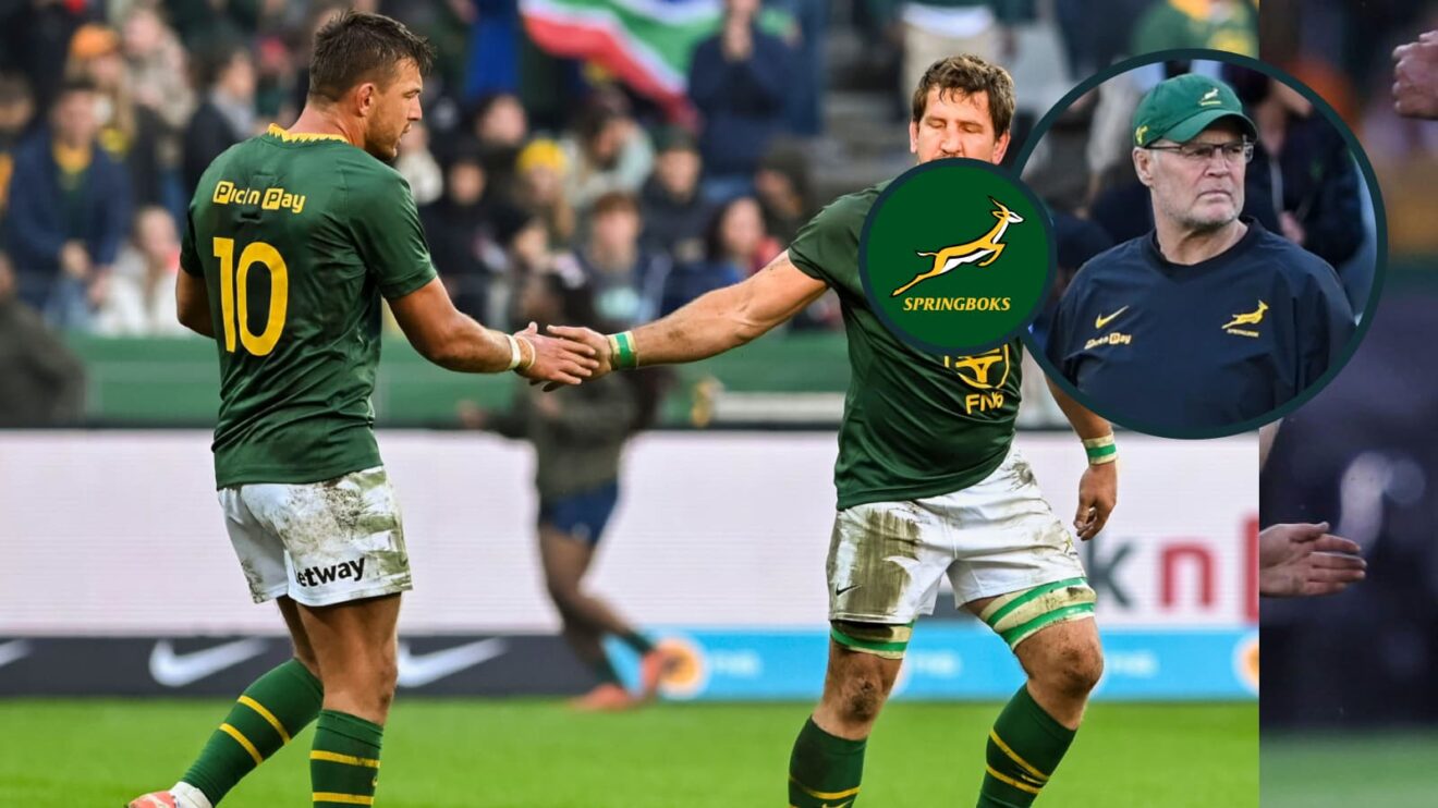The dynamic changed with Handre Pollard at 10 for the Springboks.