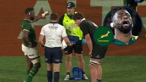 WATCH: Siya Kolisi brilliantly remains respectful in brutal ‘get off’ sledge at All Blacks staff
