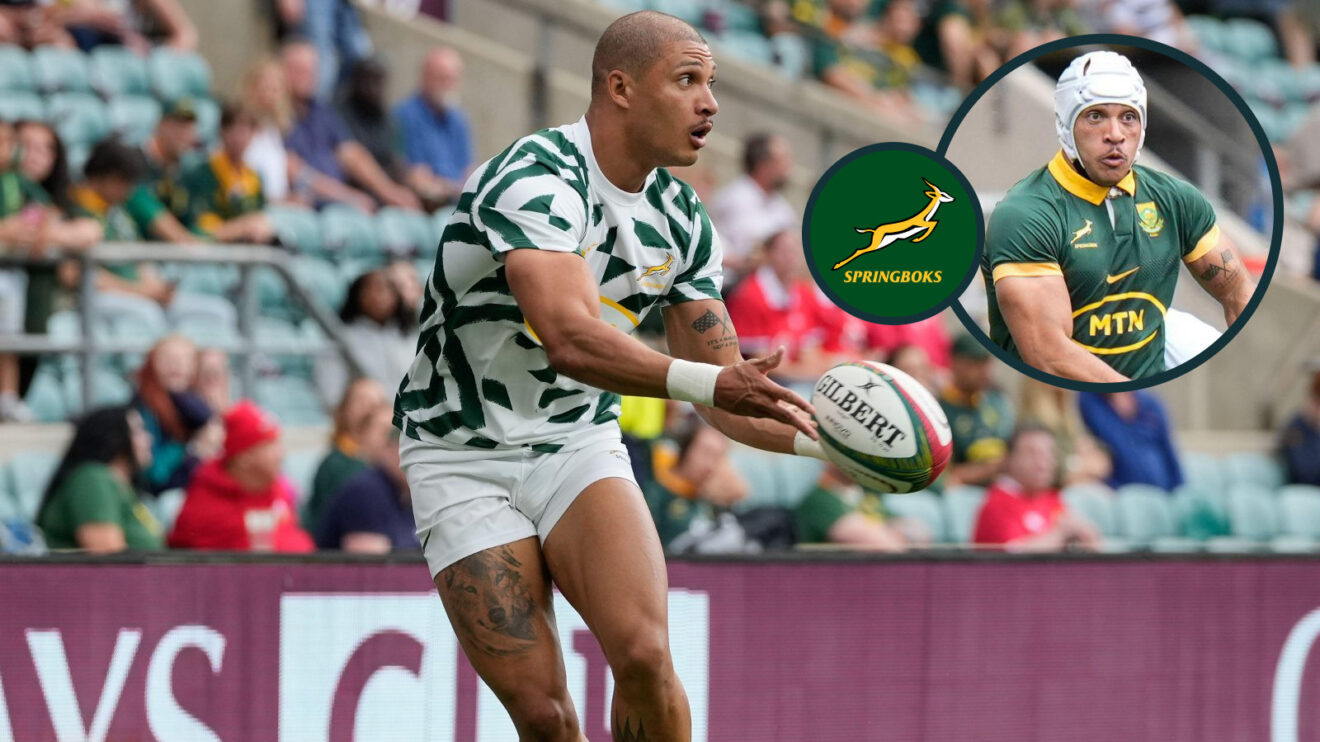 Springboks winger Edwill van der Merwe.