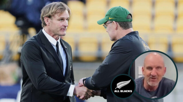 Scott Robertson Rassie Erasmus and Ant Strachan image